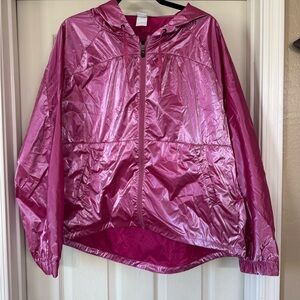 NWT Lole Shiny Pink Hooded Jacket